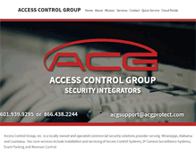 Tablet Screenshot of accesscontrolgroup.net